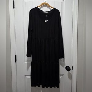 Elegant Black Women's Dress